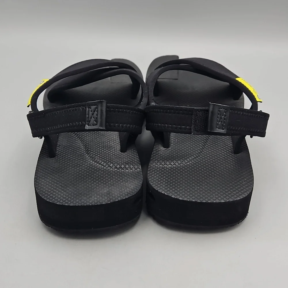 The Healing Sole Black Orthopedic Plantar Fasciitis Sandals Men's 10.5